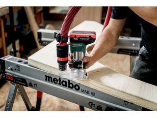 Аккумуляторный кромочный фрезер Metabo FMV 18 LTX BL 8 (каркас)